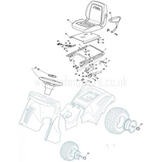 BODYWORK SEAT spare parts