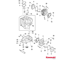 CYLINDER/CRANKCASE spare parts