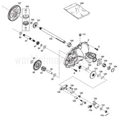 TRANSAXLE T2-ADBF-2X3C-1RX1 SIDE HOUSING spare parts