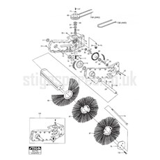 Rotary brush (2) spare parts