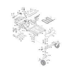 Frame, Front Wheels spare parts