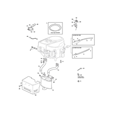 ENGINE - STIGA 17-19-21  HP spare parts