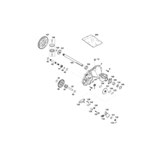 TRANSMISSION UNIT, HYDROGEAR T2-AHBF-2X3C-17X1 spare parts