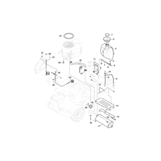 ENGINE - STIGA ST 600 TWIN spare parts