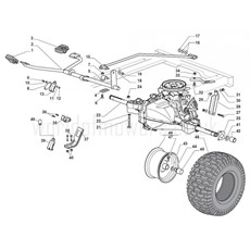 TRANSMISSION-Hydro Gear spare parts