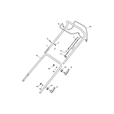 Handle, Upper part - quick release spare parts