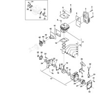 Crankshaft, Cylinder-Piston Assy, Carburetor spare parts