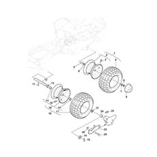 Wheel spare parts