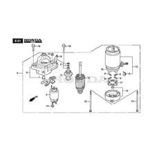 STARTER MOTOR spare parts