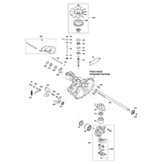 TRANSMISSION UNIT, HYDRO-GEAR T2-ADBF-2X3C-1RX1 spare parts