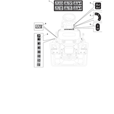 Labels spare parts