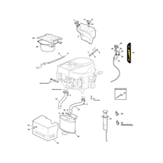 ENGINE - STIGA 17-19-21 HP spare parts