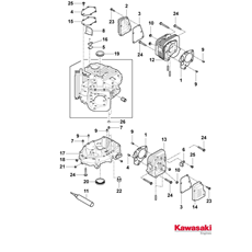 Cylinder/Crankcase spare parts