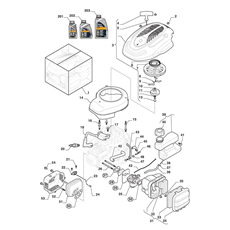 Engine - Carburettor, Tank spare parts