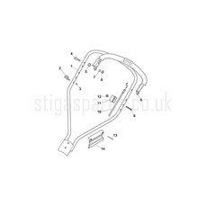 Handle, Upper Part spare parts