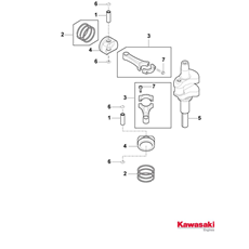 PISTON/CRANKSHAFT spare parts