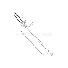 Hedge Trimmer Attachment 1 spare parts