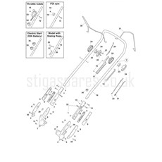 Chassis-Handle, Upper Part spare parts