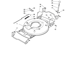 Deck And Height Adjusting spare parts