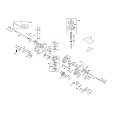 TRANSMISSION UNIT, HYDRO-GEAR T2-AHDF-2X3C-19X1 spare parts