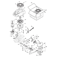 Engine - Carburettor, Air Cleaner Assy spare parts