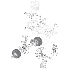 Exhaust. Belts, Fuel Tank, Rear Wheels spare parts