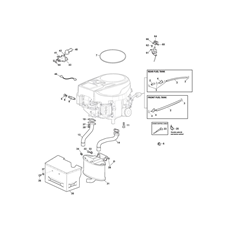 ENGINE - STIGA 17-19-21 HP spare parts