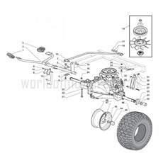 TRANSMISSION-HYDRO GEAR spare parts