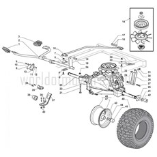 TRANSMISSION-Hydro Gear spare parts