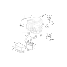 Engine - Kawasaki FS 481 V spare parts