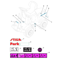 Labels spare parts