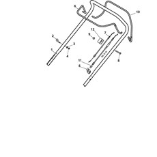 HANDLE, UPPER PART spare parts