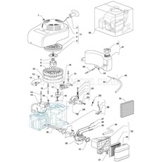 ENGINE-WBE0702 RECOIL-FUEL TANK spare parts