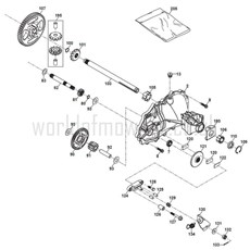 TRANSAXLE T2-ADBF-2X3C-17X1 SIDE HOUSING spare parts