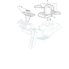 Seat and Steering Wheel spare parts