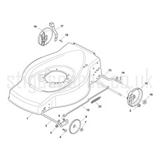 Deck And Height Adjusting spare parts