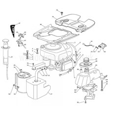 ENGINE (B&S) spare parts