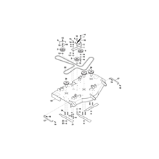 Mower Deck, Belt and Idlers, Blades spare parts