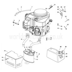 ENGINE (KAWASAKI) spare parts