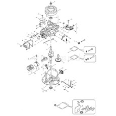 ENGINE-RS100 FLYWHEEL-BRAKE spare parts