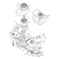 ENGINE - STARTER ASSY TANK spare parts