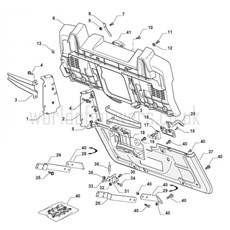 REAR PLATE spare parts