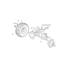 Front Axle - 4WD spare parts