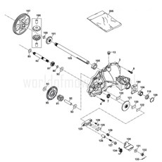 TRANSAXLE T2-BDBE-2X1A-16X1 SIDE HOUSING spare parts