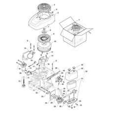 Engine - Starter Assy, Tank spare parts