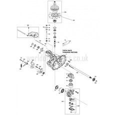 TRANSAXLE T2-ADBF-2X3C-17X1 PULLEY FAN KIT spare parts