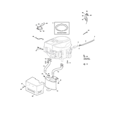 ENGINE - STIGA 17-19-21HP spare parts