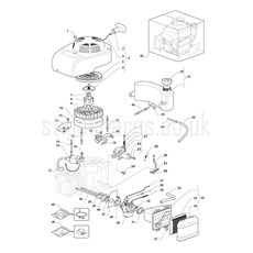 Engine-Carburettor, Tank spare parts