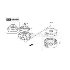 Flywheel spare parts