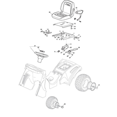 SEAT & STEERING WHEEL spare parts